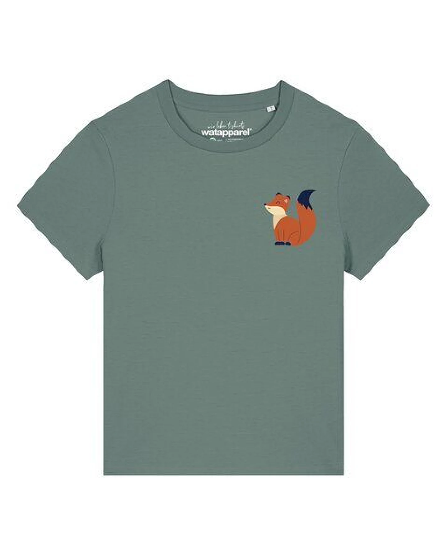 watapparel T-Shirt Frauen Cute Fox – Ansicht 2