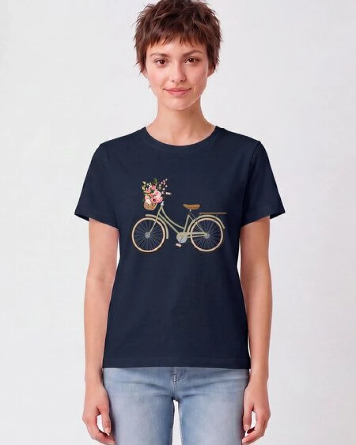 Produktseite: watapparel T-Shirt Frauen Damenfahrrad