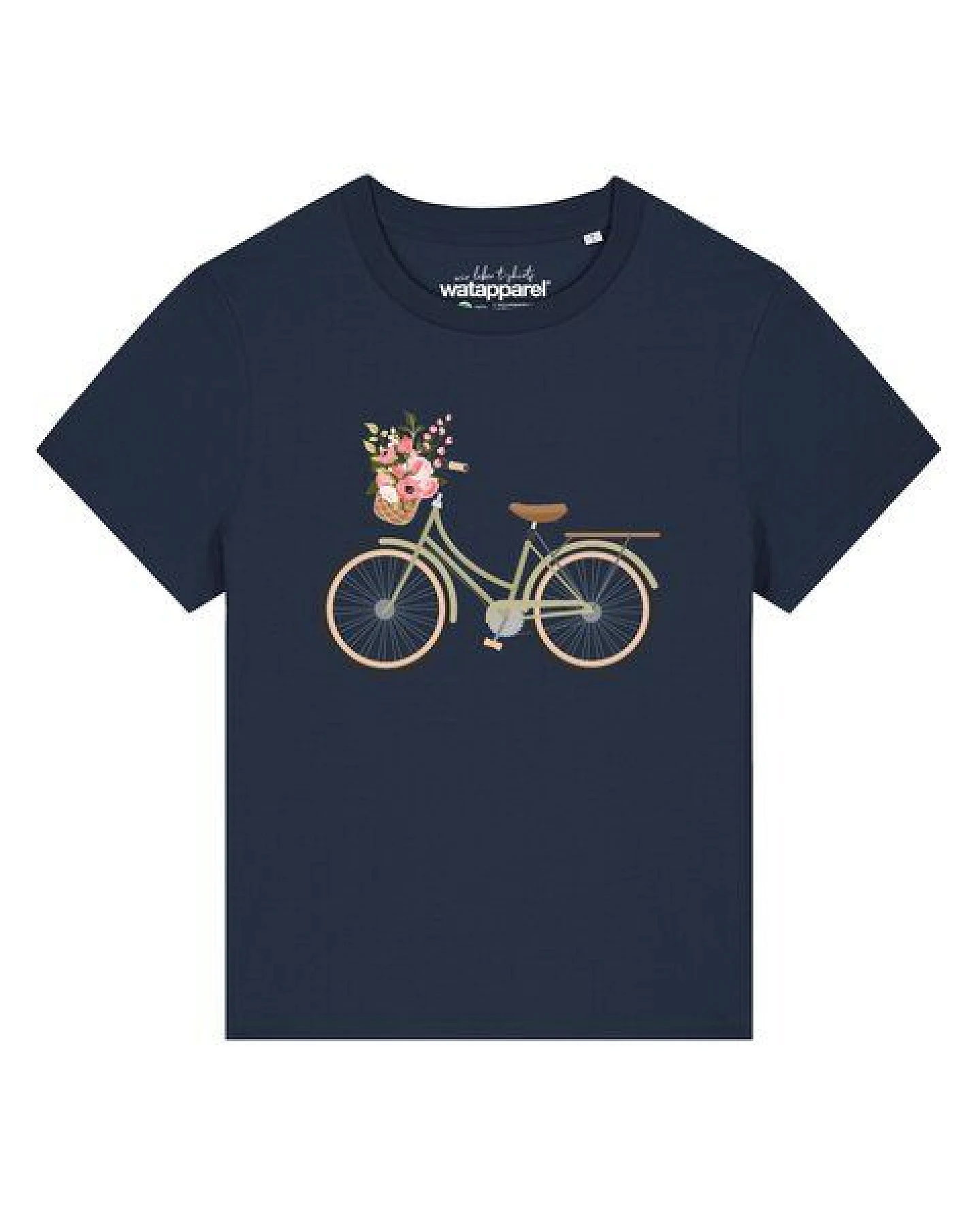 watapparel T-Shirt Frauen Damenfahrrad – Ansicht 2