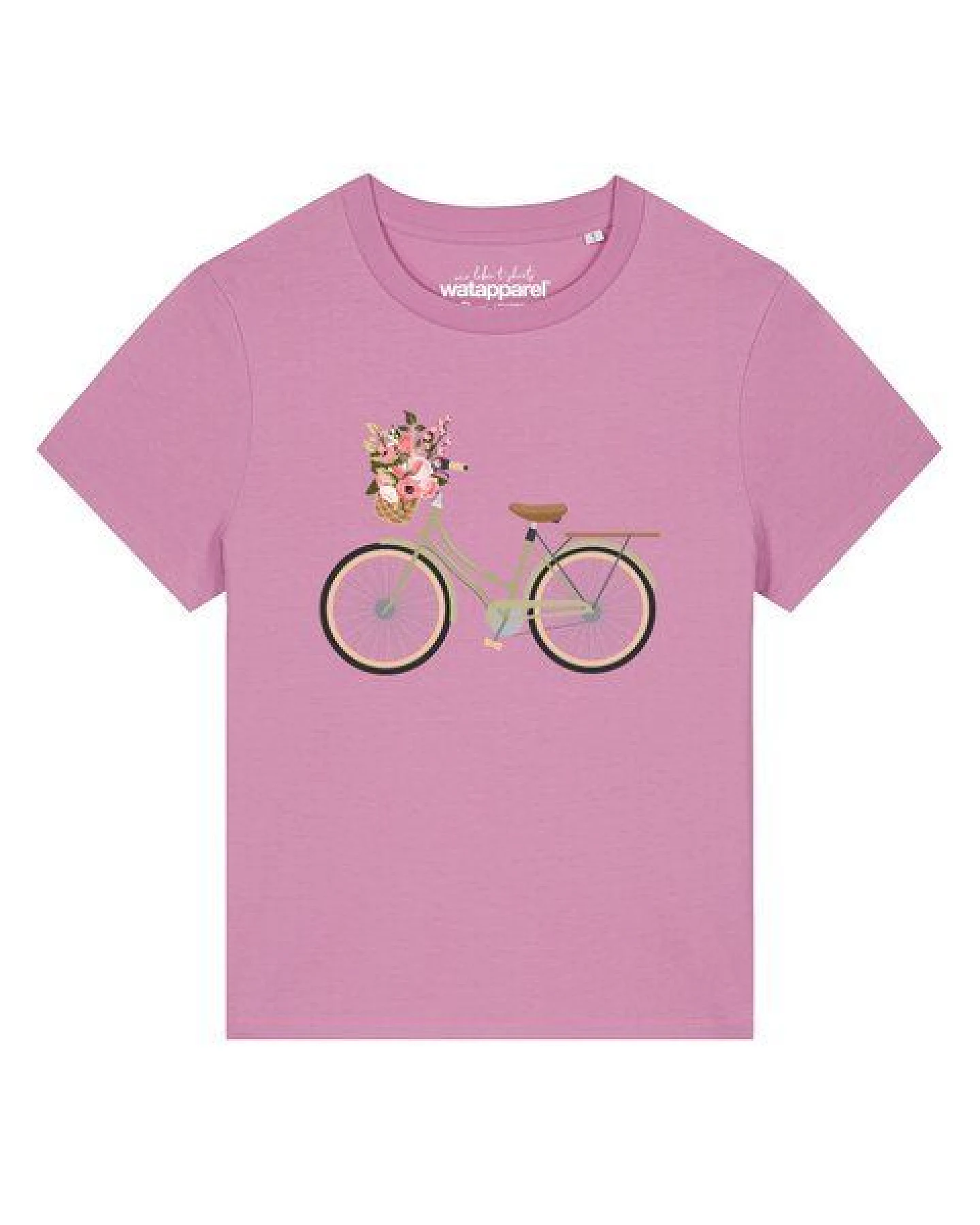 watapparel T-Shirt Frauen Damenfahrrad – Ansicht 2