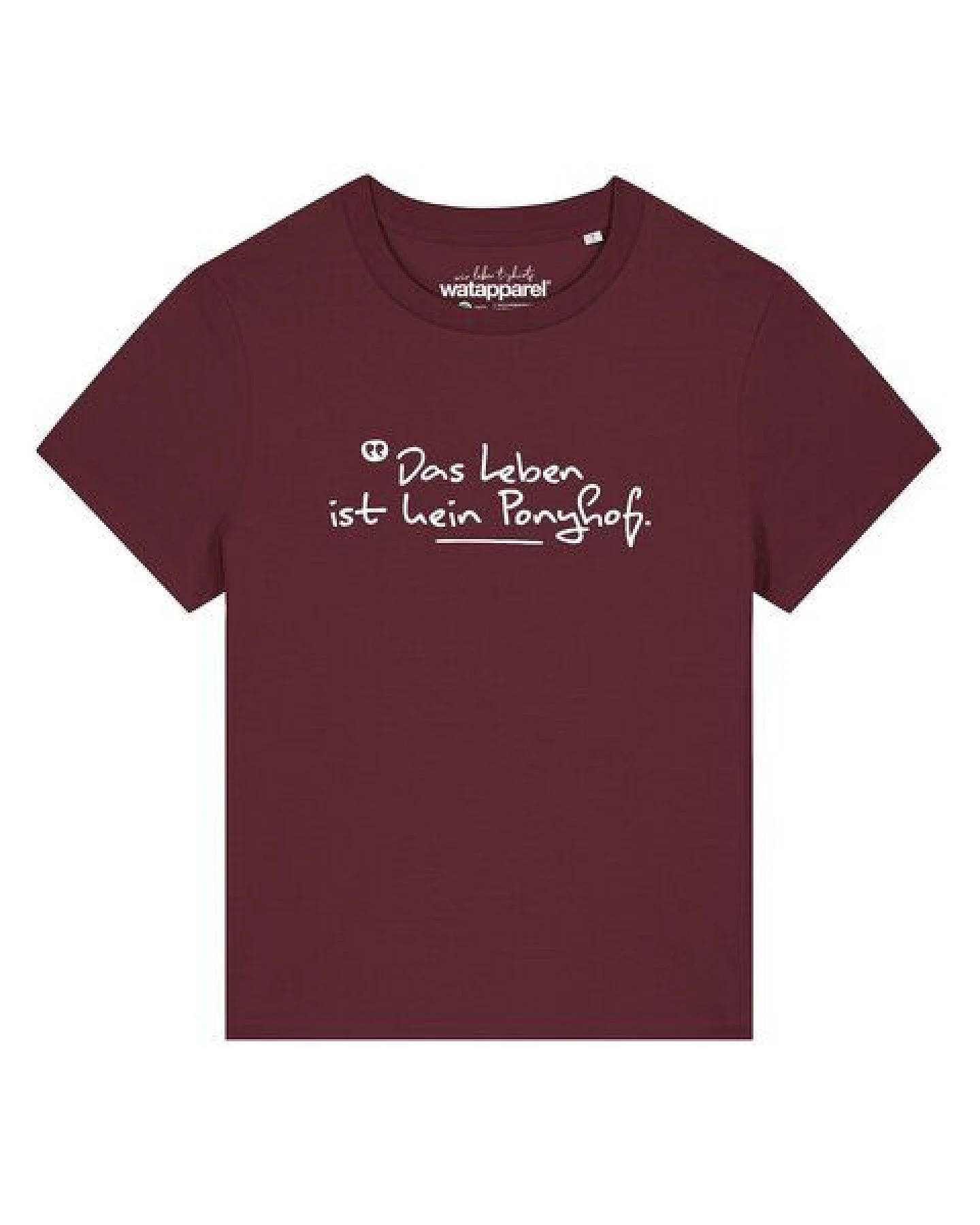 watapparel T-Shirt Frauen Das Leben ist kein Ponyhof – Ansicht 2