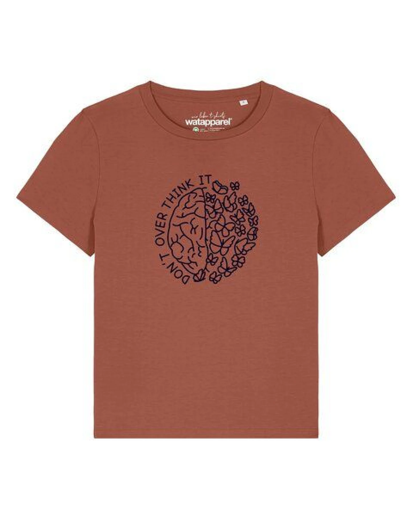 watapparel T-Shirt Frauen Don't overthink it – Ansicht 2