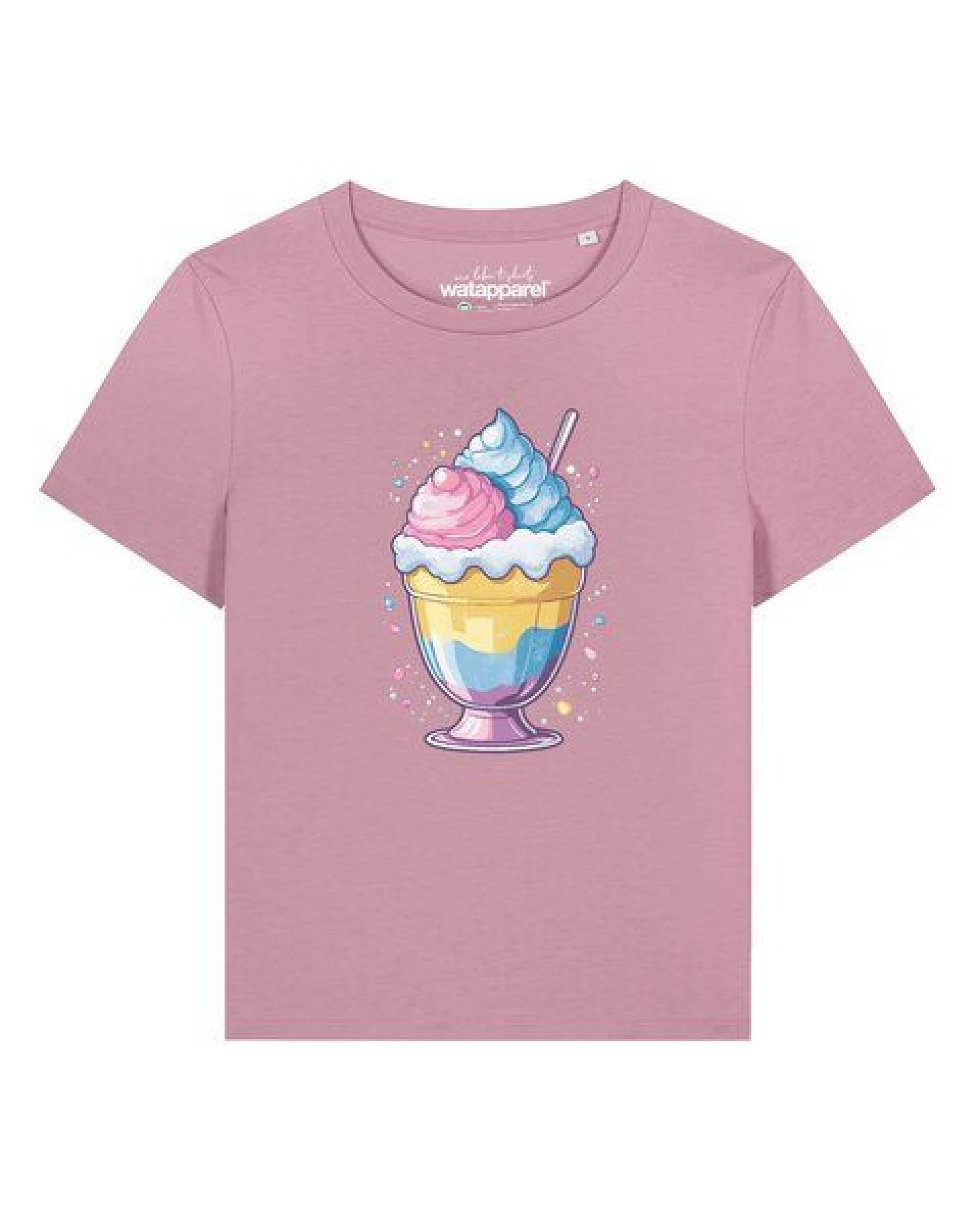 watapparel T-Shirt Frauen Eisbecher – Ansicht 2