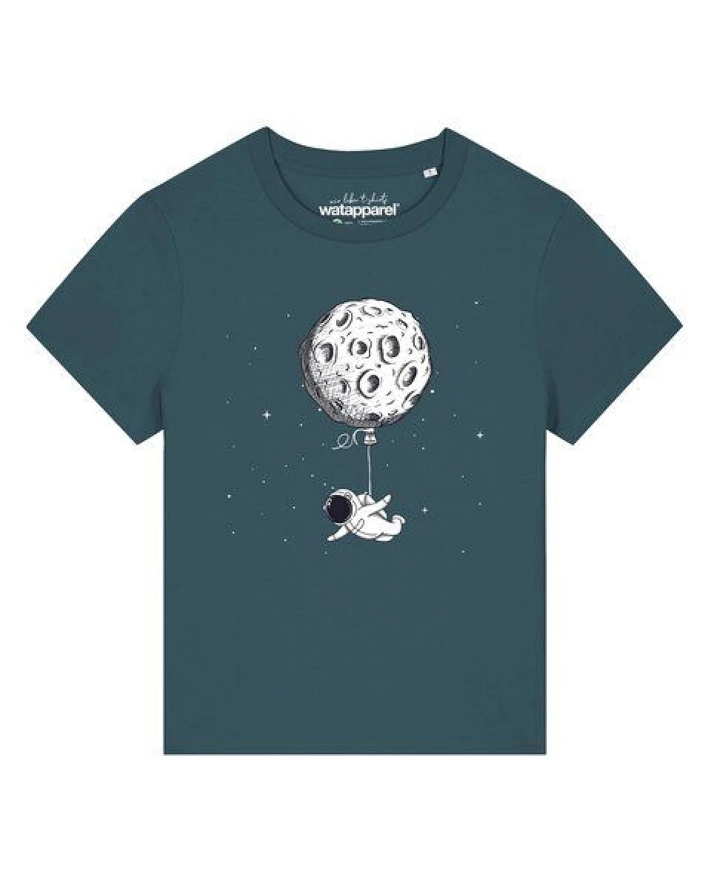 watapparel T-Shirt Frauen Funny Spaceman – Ansicht 2