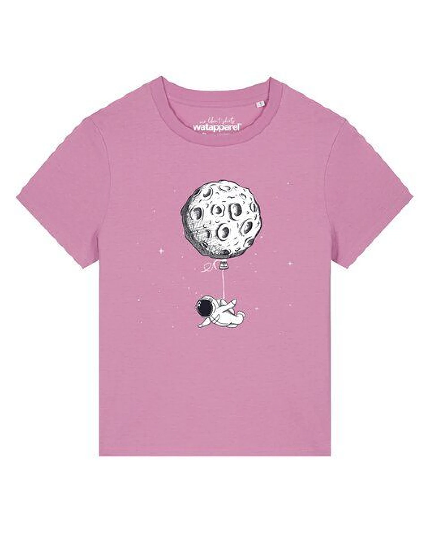watapparel T-Shirt Frauen Funny Spaceman – Ansicht 2