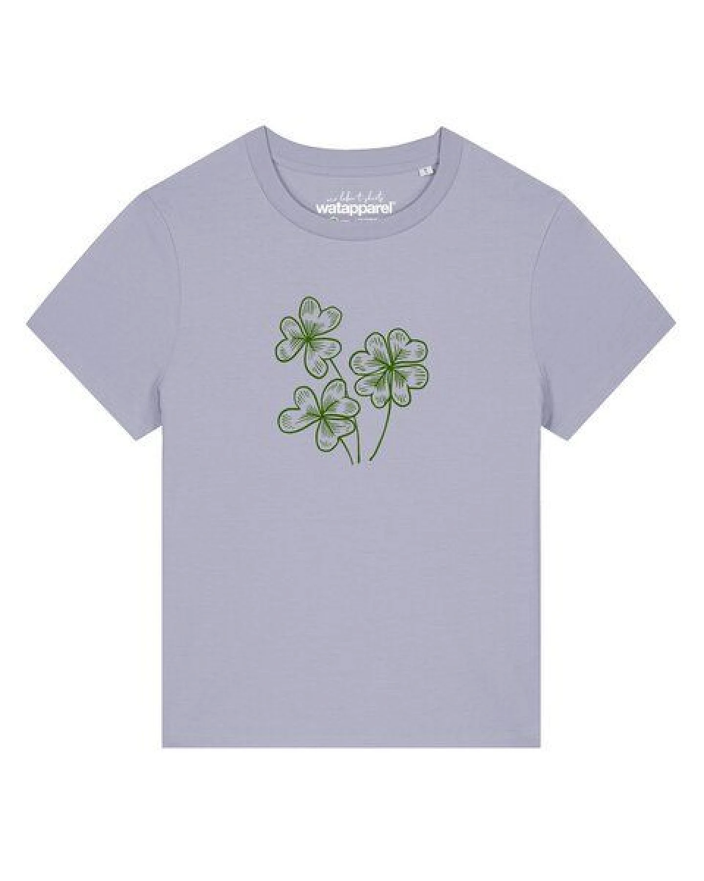 watapparel T-Shirt Frauen Glücksklee – Ansicht 2