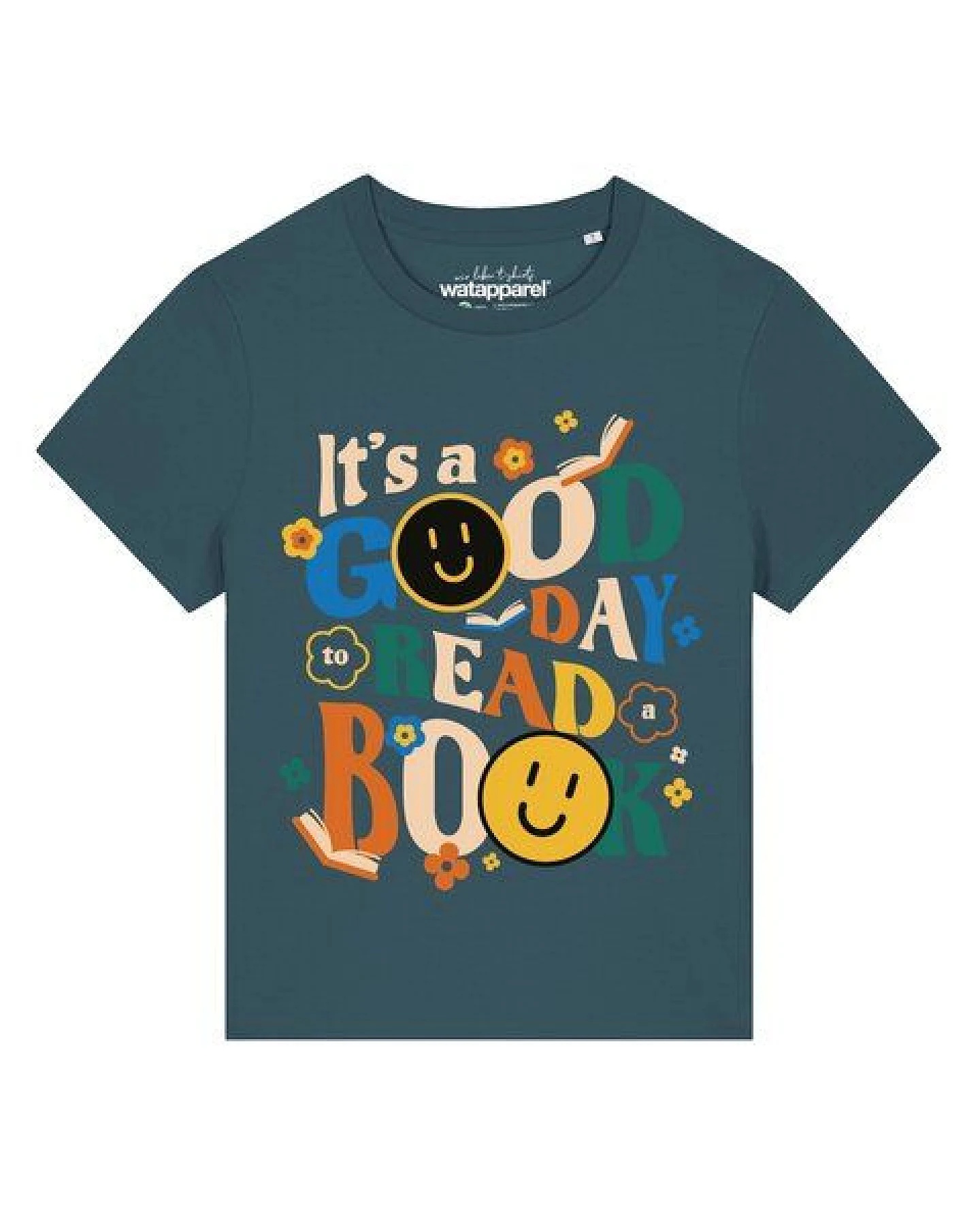 watapparel T-Shirt Frauen Good day to read a book – Ansicht 2