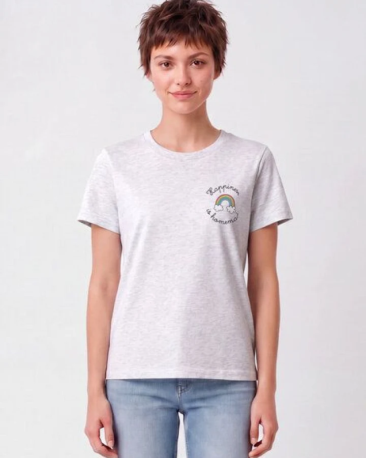 watapparel T-Shirt Frauen Happiness is homemade