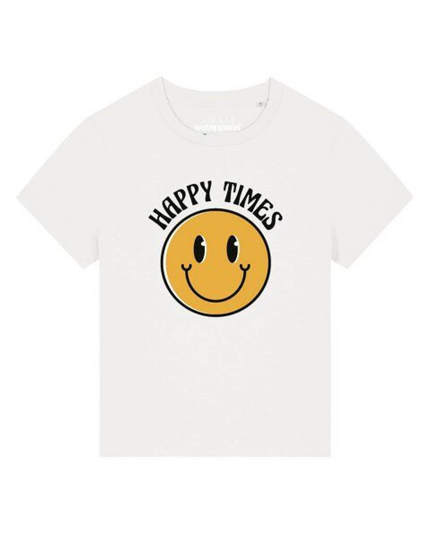 watapparel T-Shirt Frauen Happy times smiley emoji – Ansicht 2