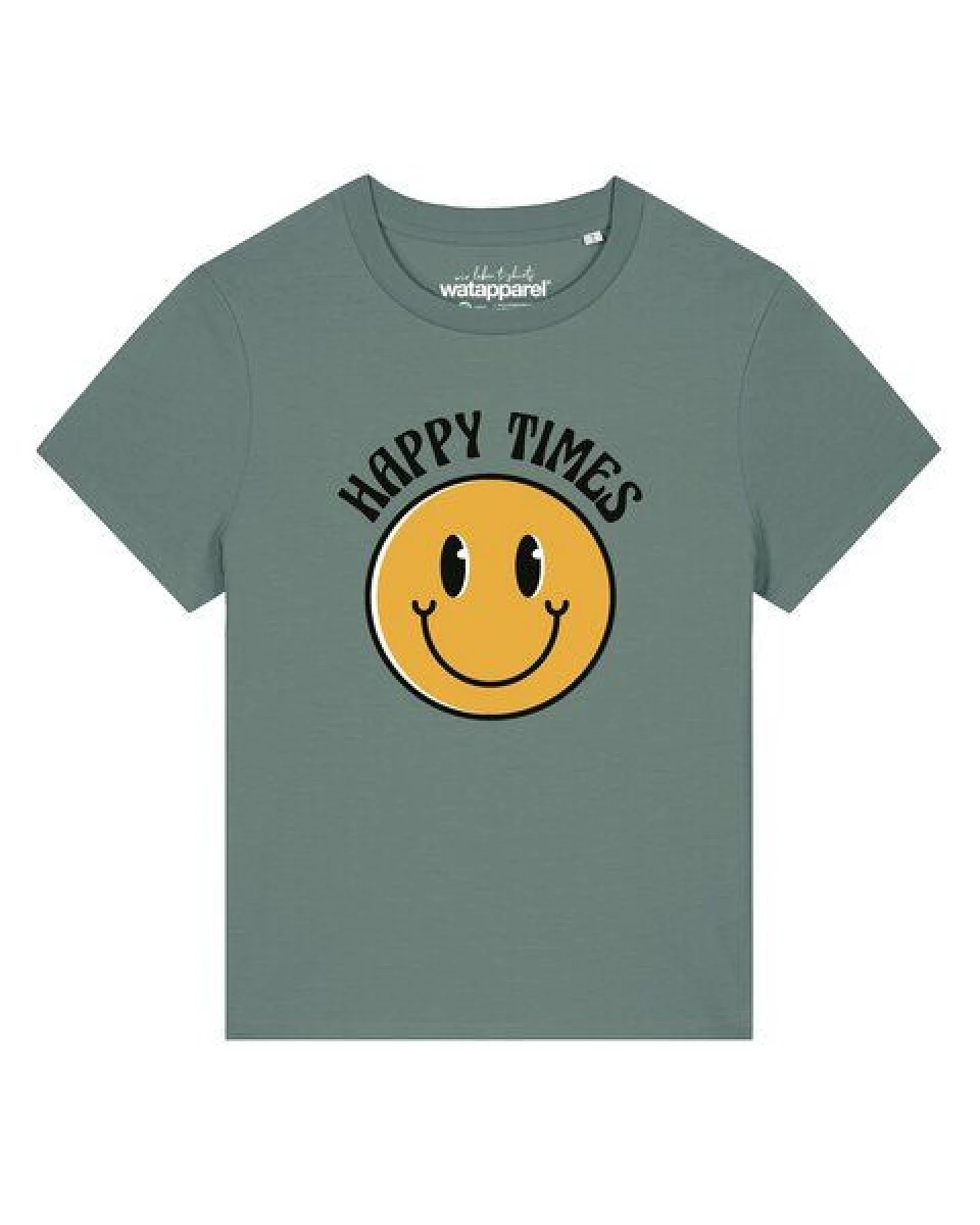 watapparel T-Shirt Frauen Happy times smiley emoji – Ansicht 2
