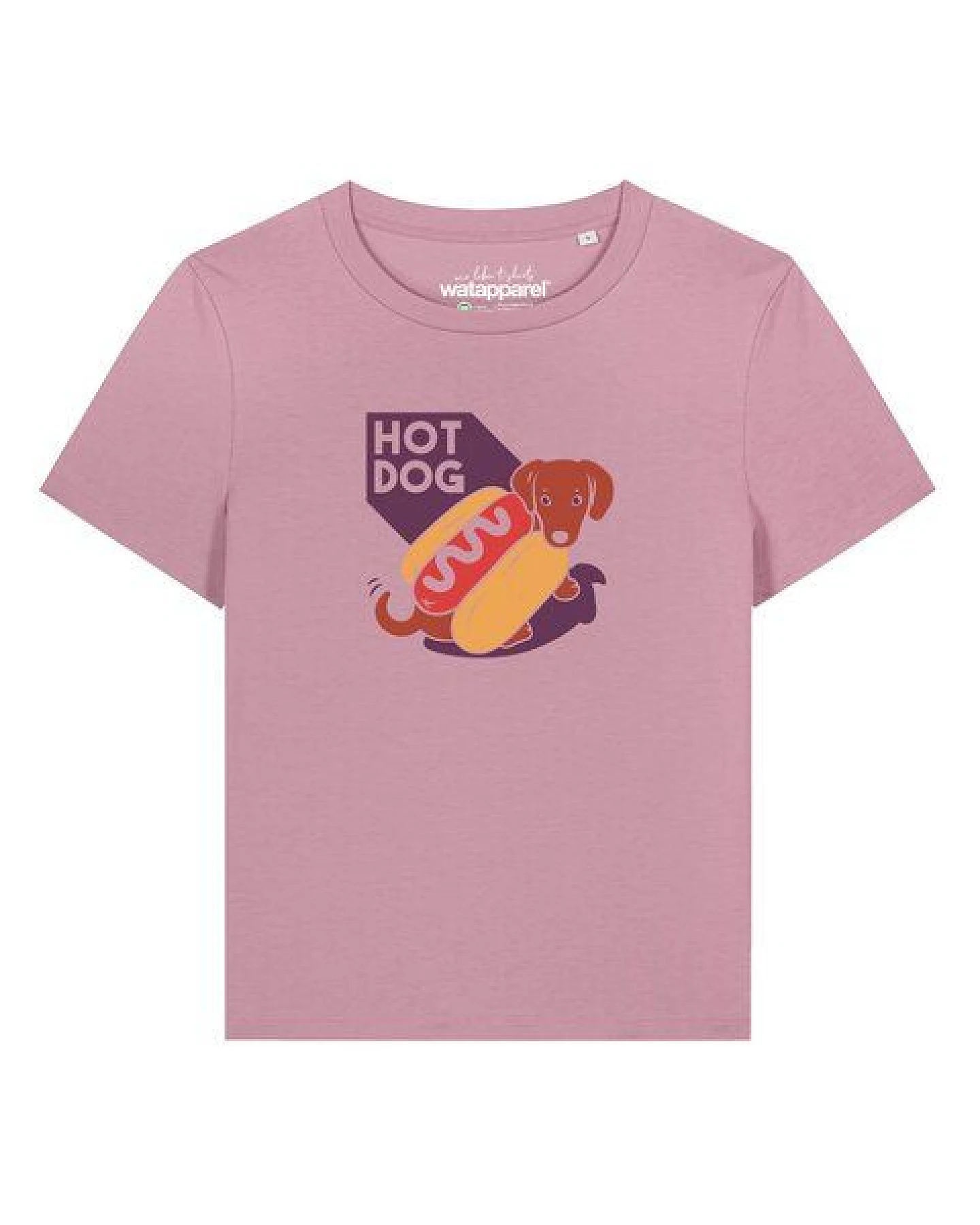 watapparel T-Shirt Frauen Hot Dog – Ansicht 2