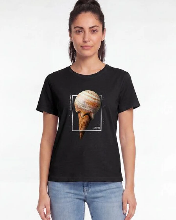 Produktseite: watapparel T-Shirt Frauen Jupiter Planet