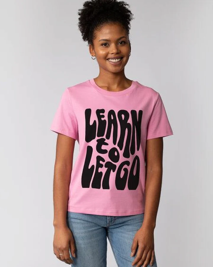 Produktseite: watapparel T-Shirt Frauen Learn to let go