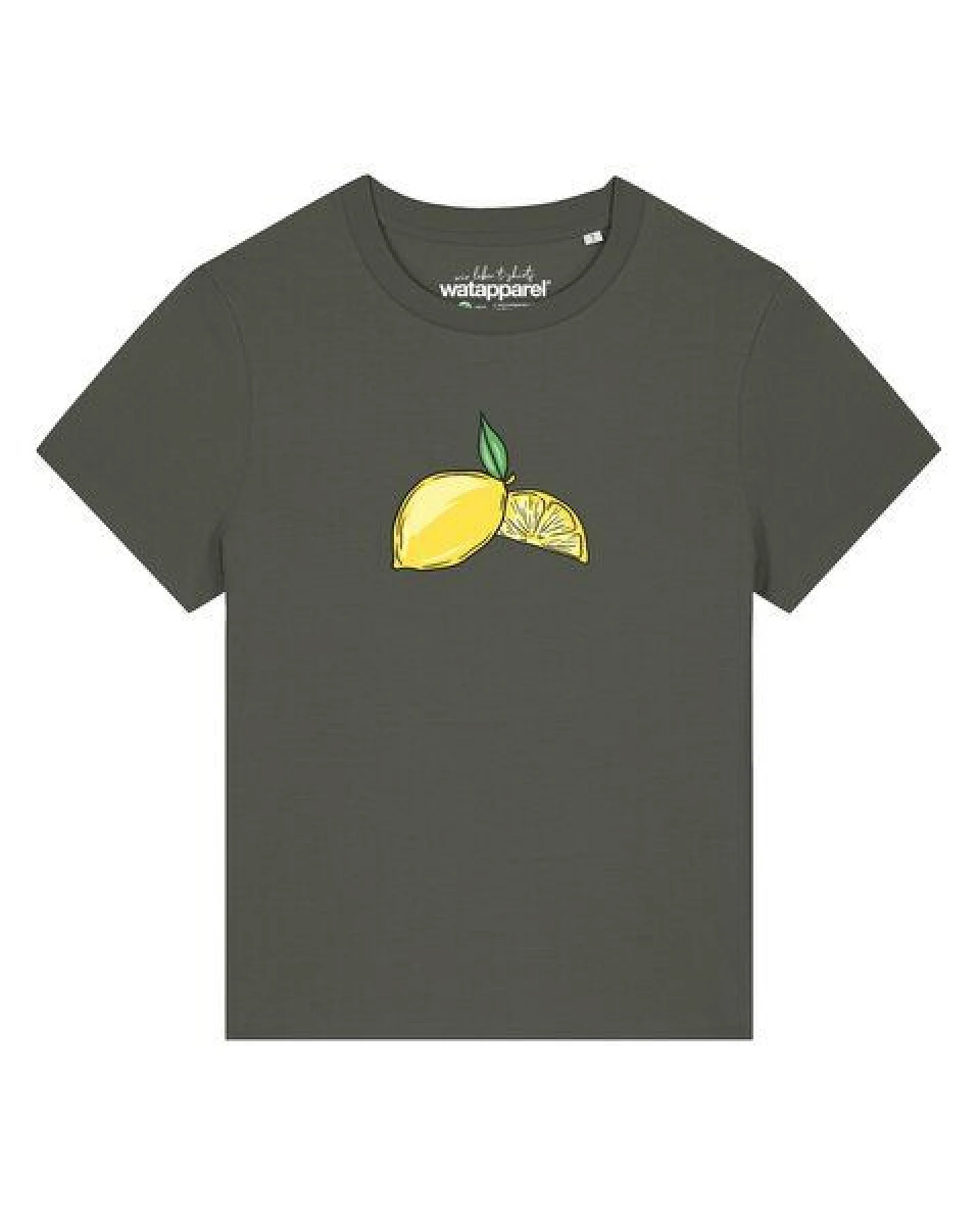 watapparel T-Shirt Frauen Lemon – Ansicht 2