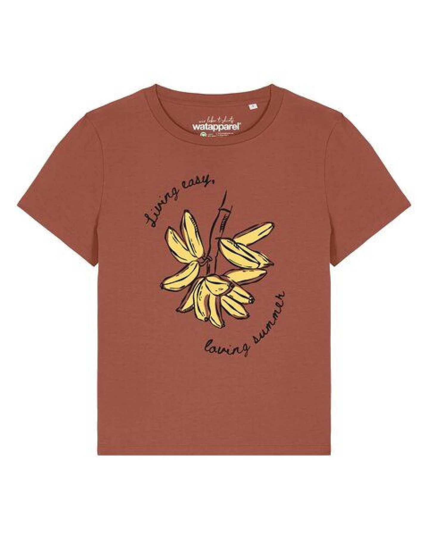 watapparel T-Shirt Frauen Living easy loving summer – Ansicht 2