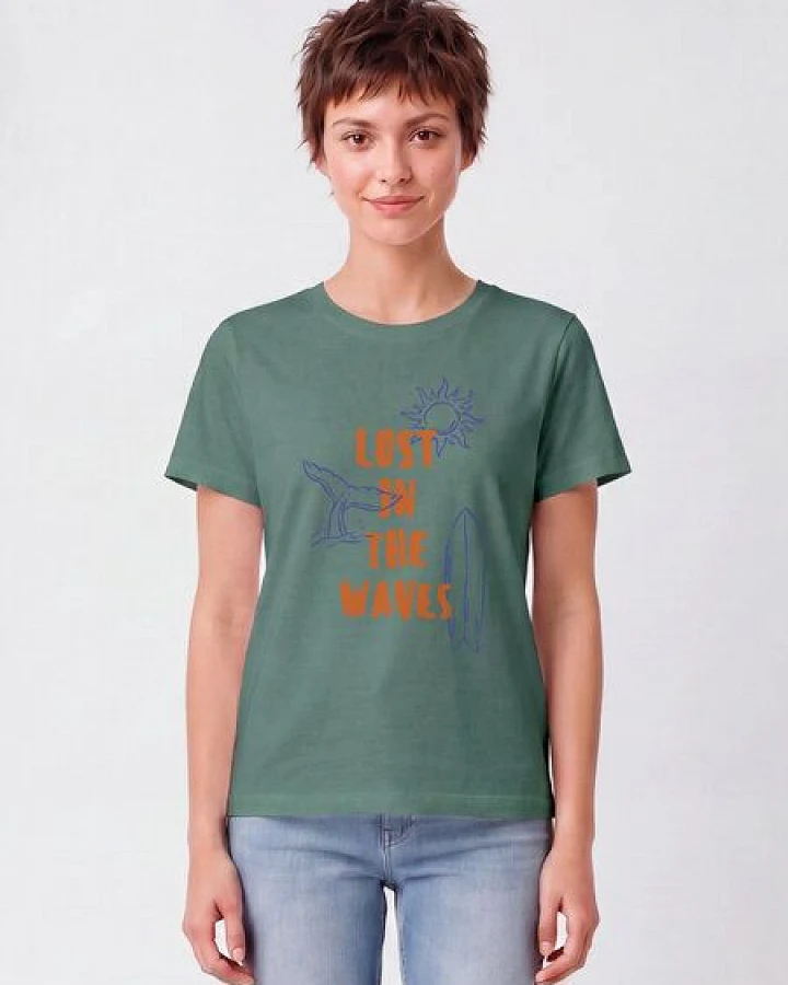 Produktseite: watapparel T-Shirt Frauen Lost in the waves