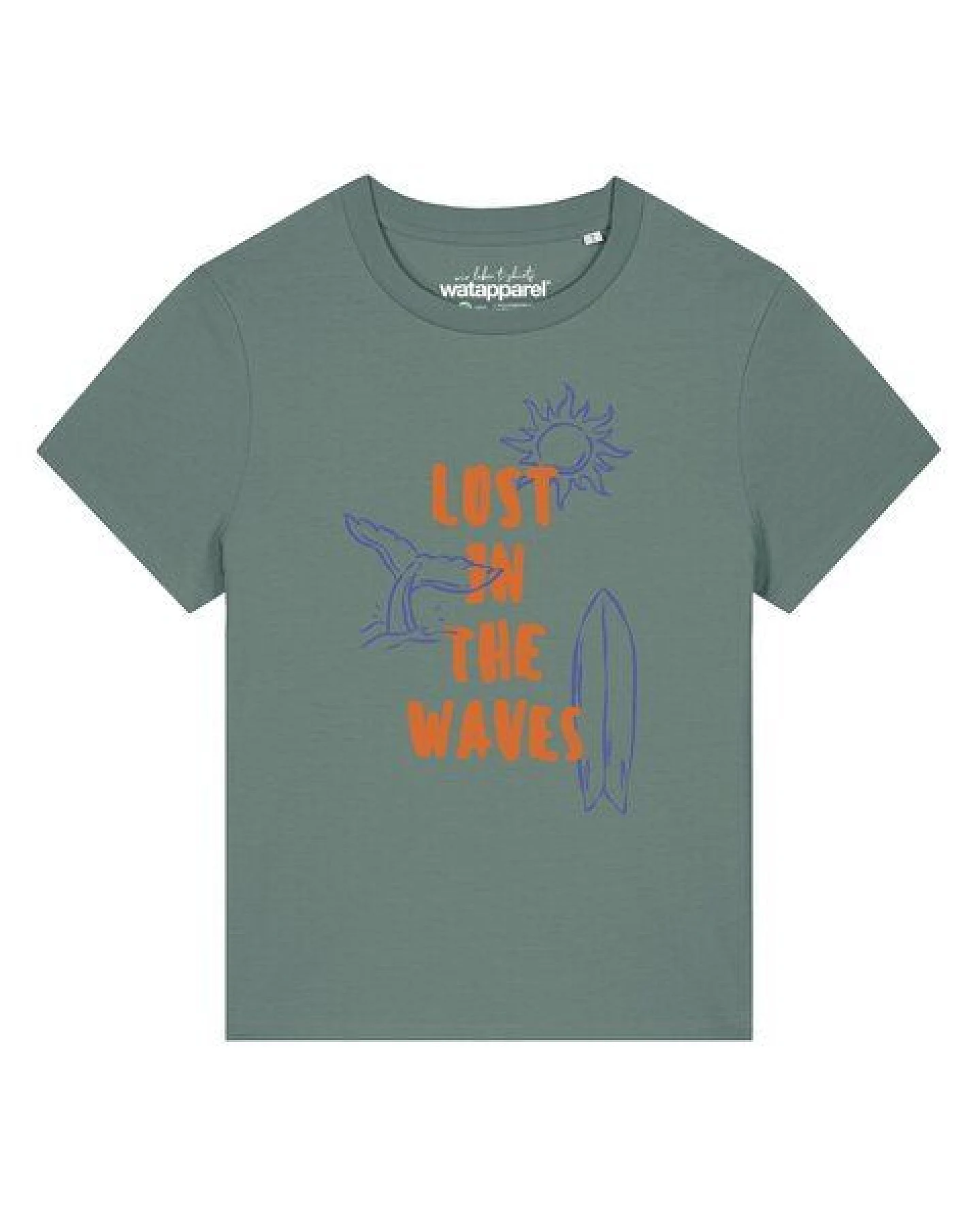 watapparel T-Shirt Frauen Lost in the waves – Ansicht 2