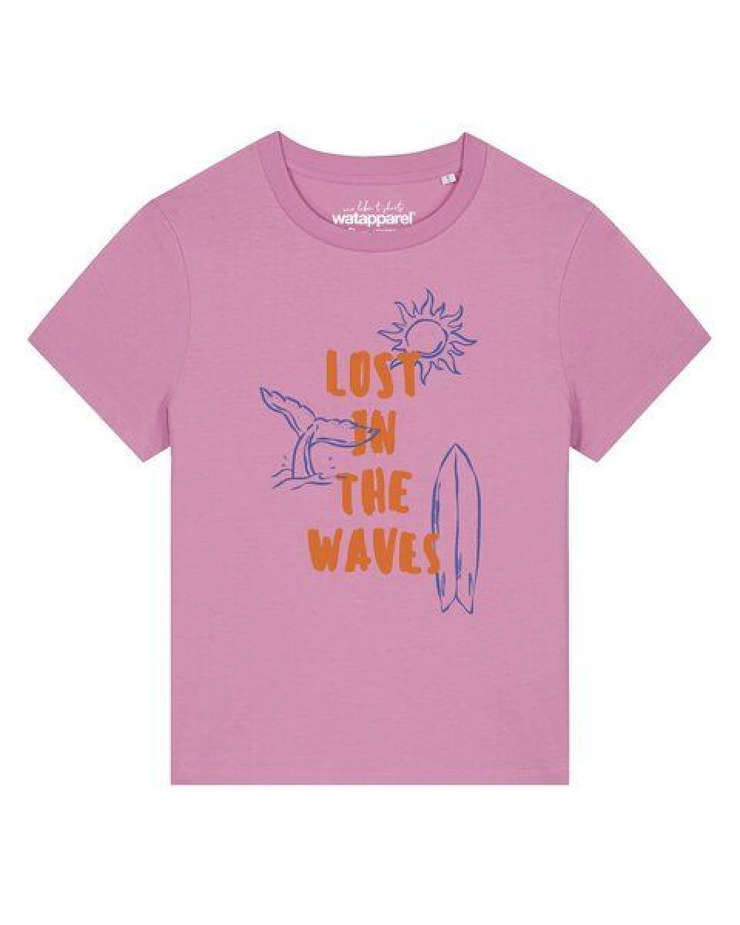 watapparel T-Shirt Frauen Lost in the waves – Ansicht 2