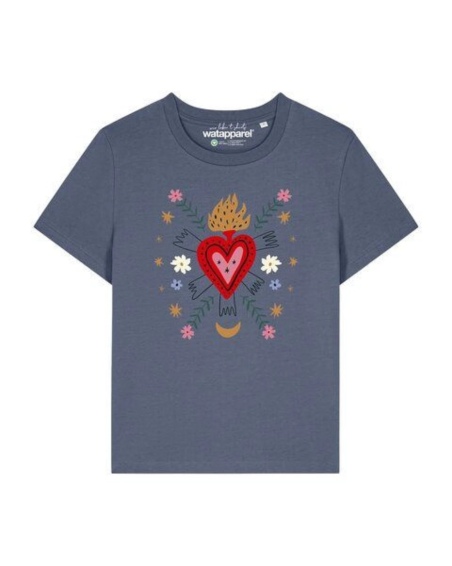 watapparel T-Shirt Frauen Love and flex – Ansicht 2