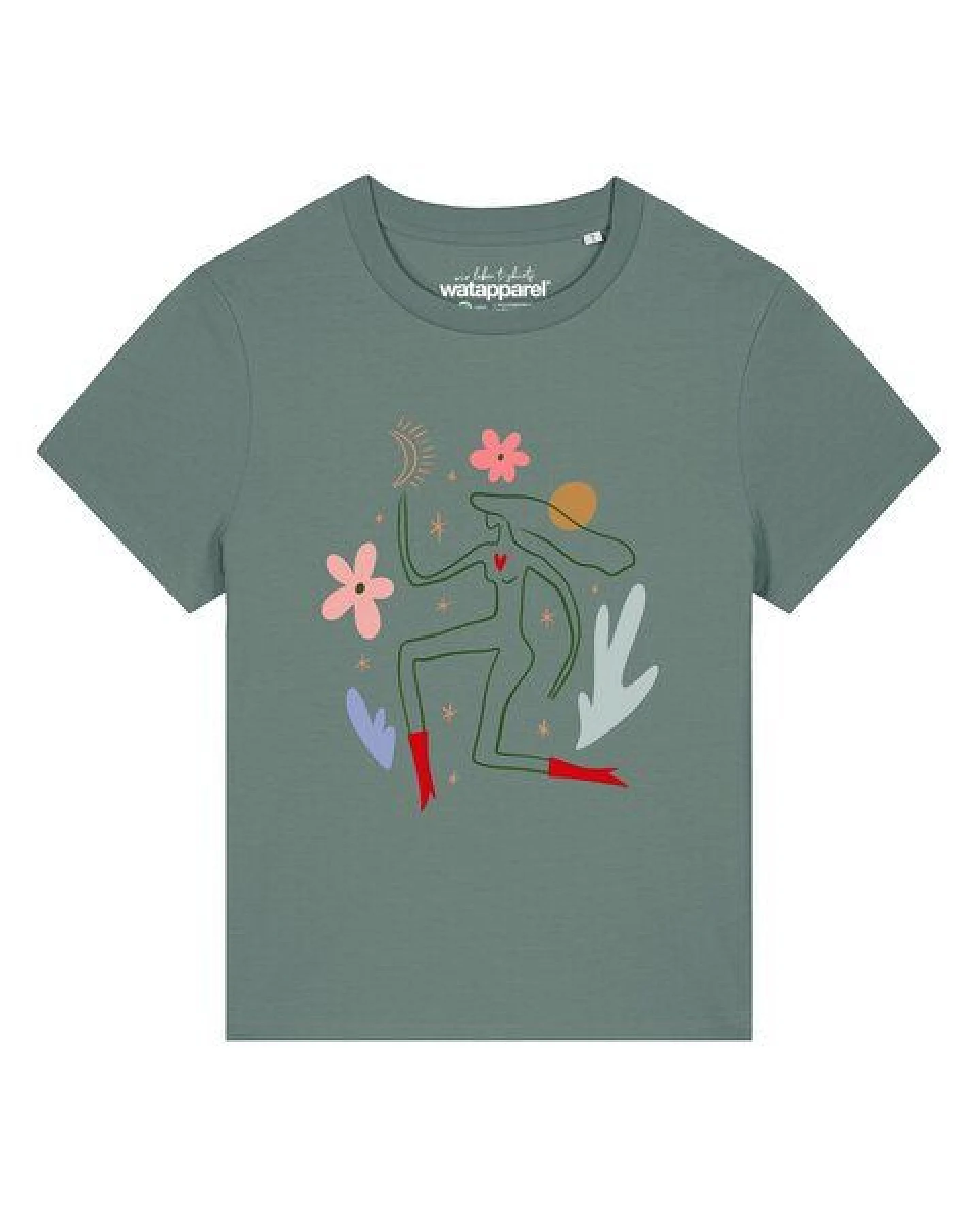 watapparel T-Shirt Frauen Love and flex – Ansicht 2