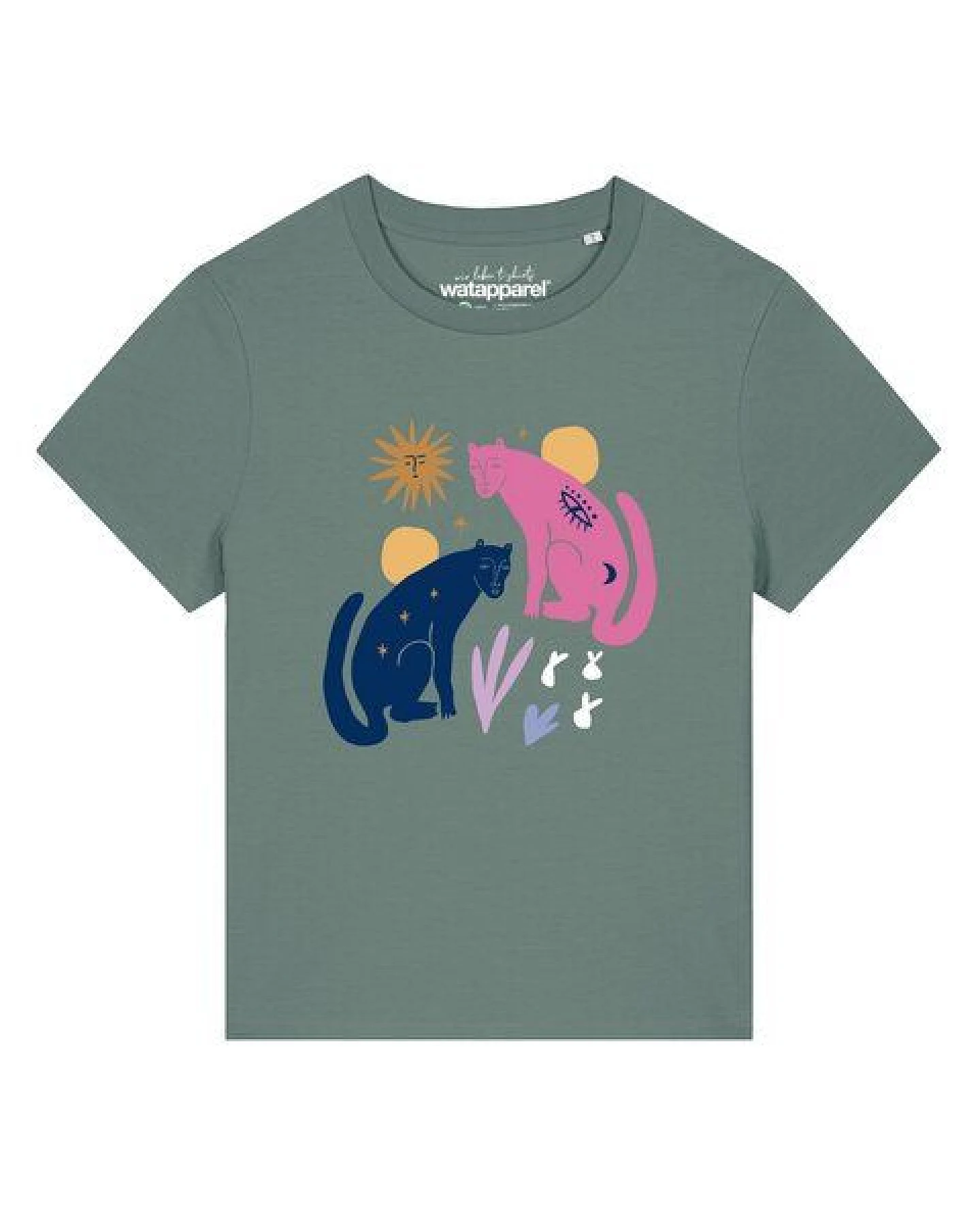 watapparel T-Shirt Frauen Love and flex – Ansicht 2