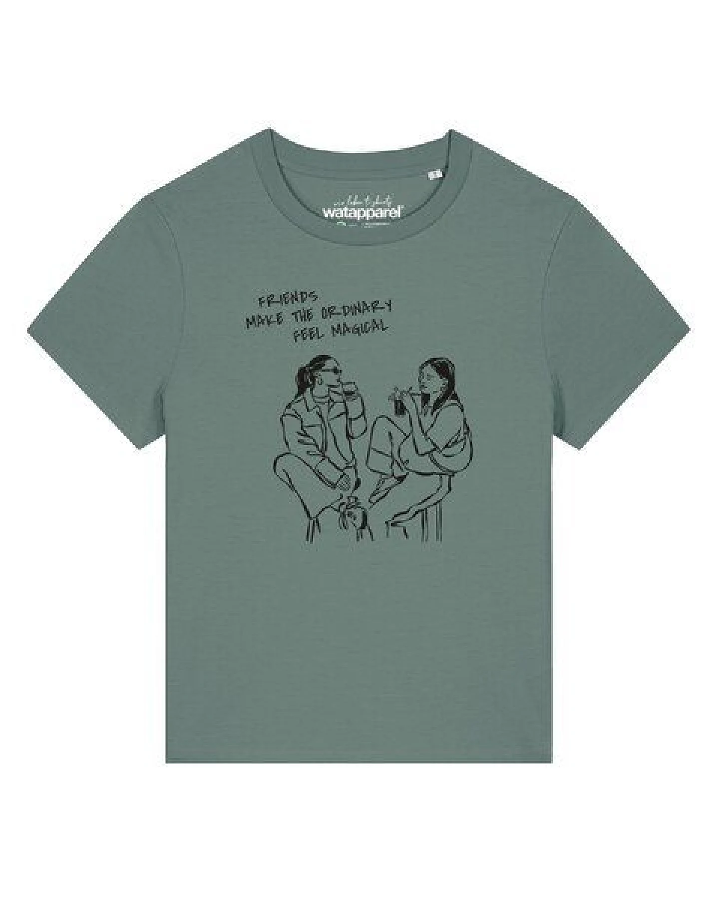 watapparel T-Shirt Frauen Magical Friends – Ansicht 2