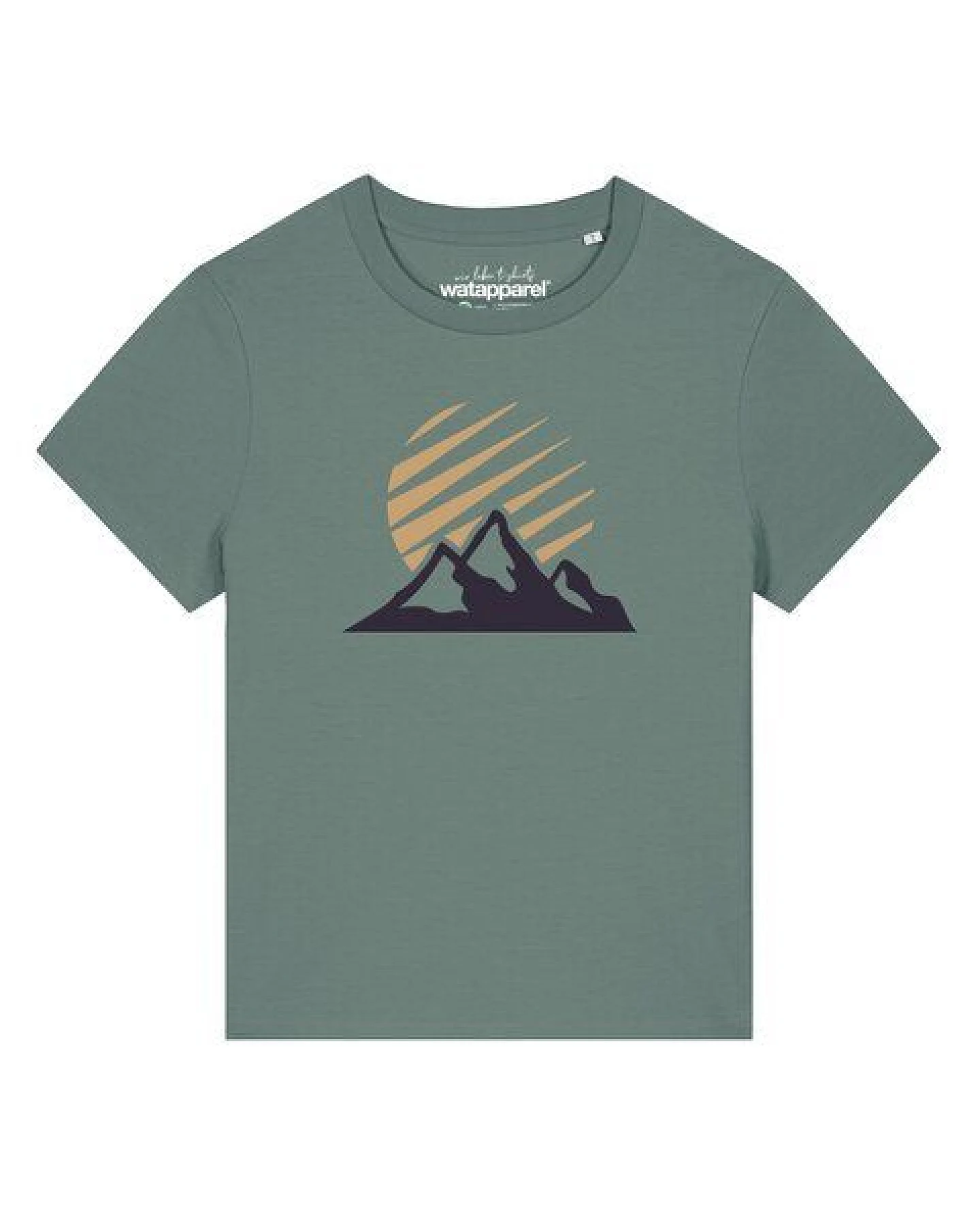 watapparel T-Shirt Frauen Mountain and Sun – Ansicht 2