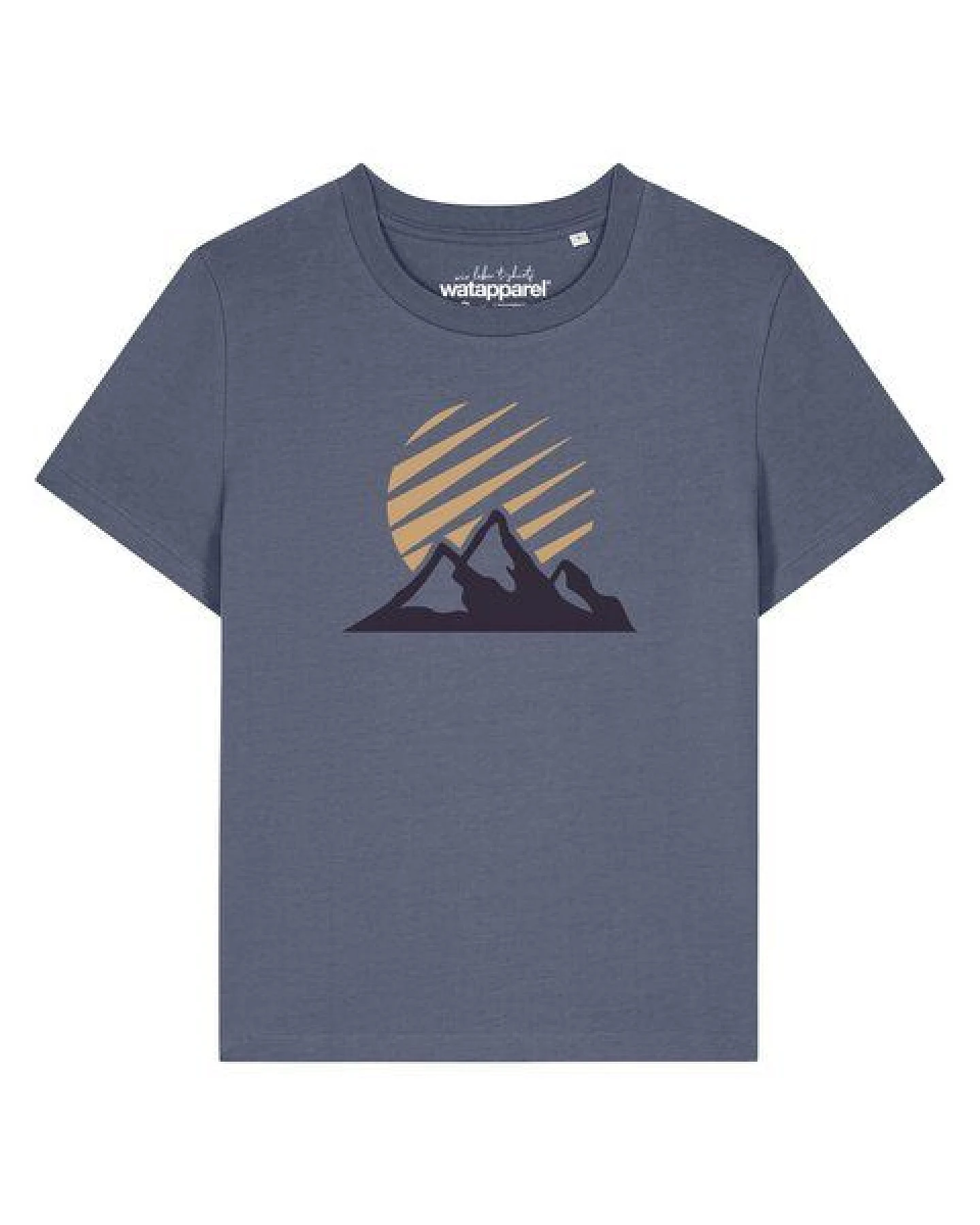 watapparel T-Shirt Frauen Mountain and Sun – Ansicht 2