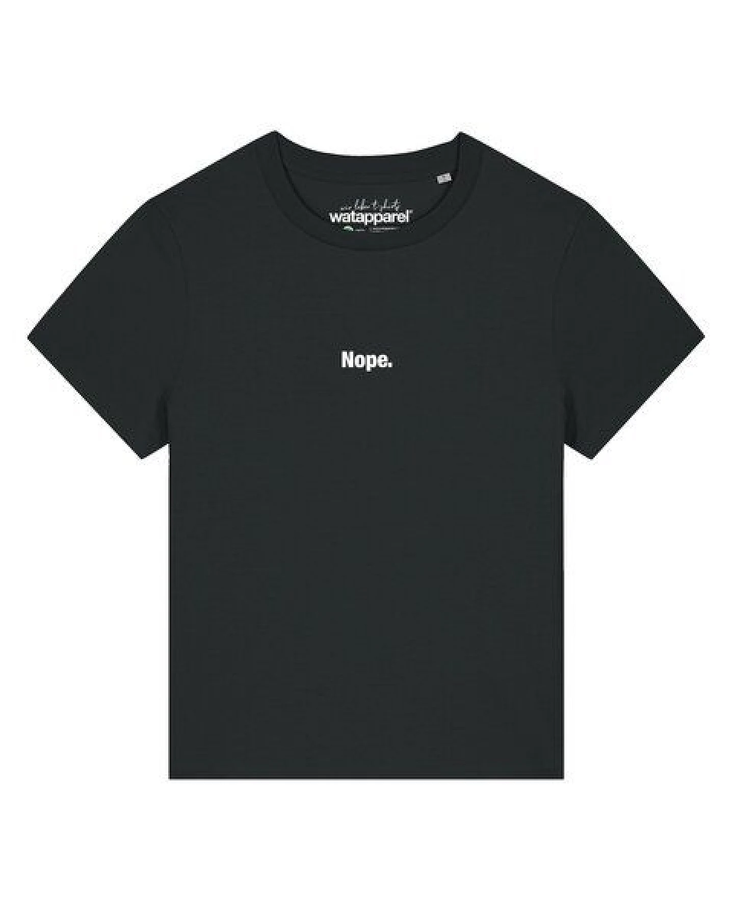 watapparel T-Shirt Frauen Nope – Ansicht 2