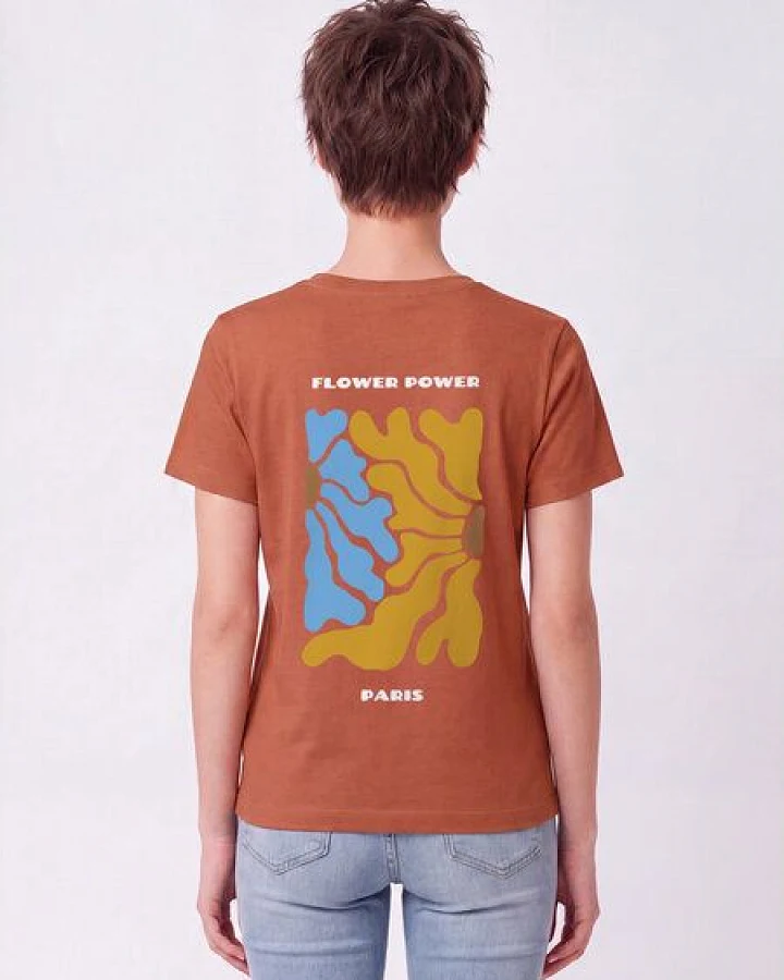 Produktseite: watapparel T-Shirt Frauen Paris Flora