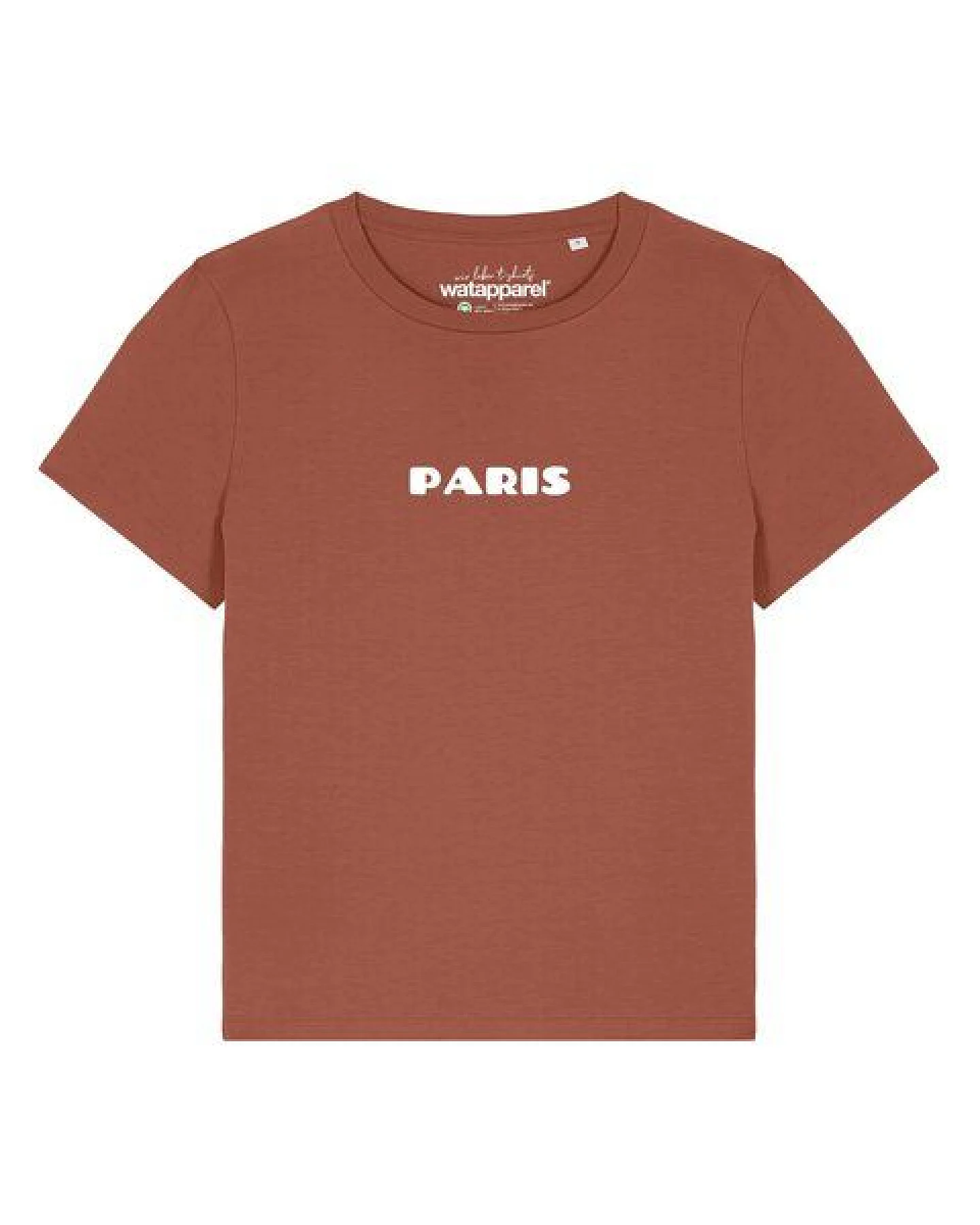 watapparel T-Shirt Frauen Paris Flora – Ansicht 3