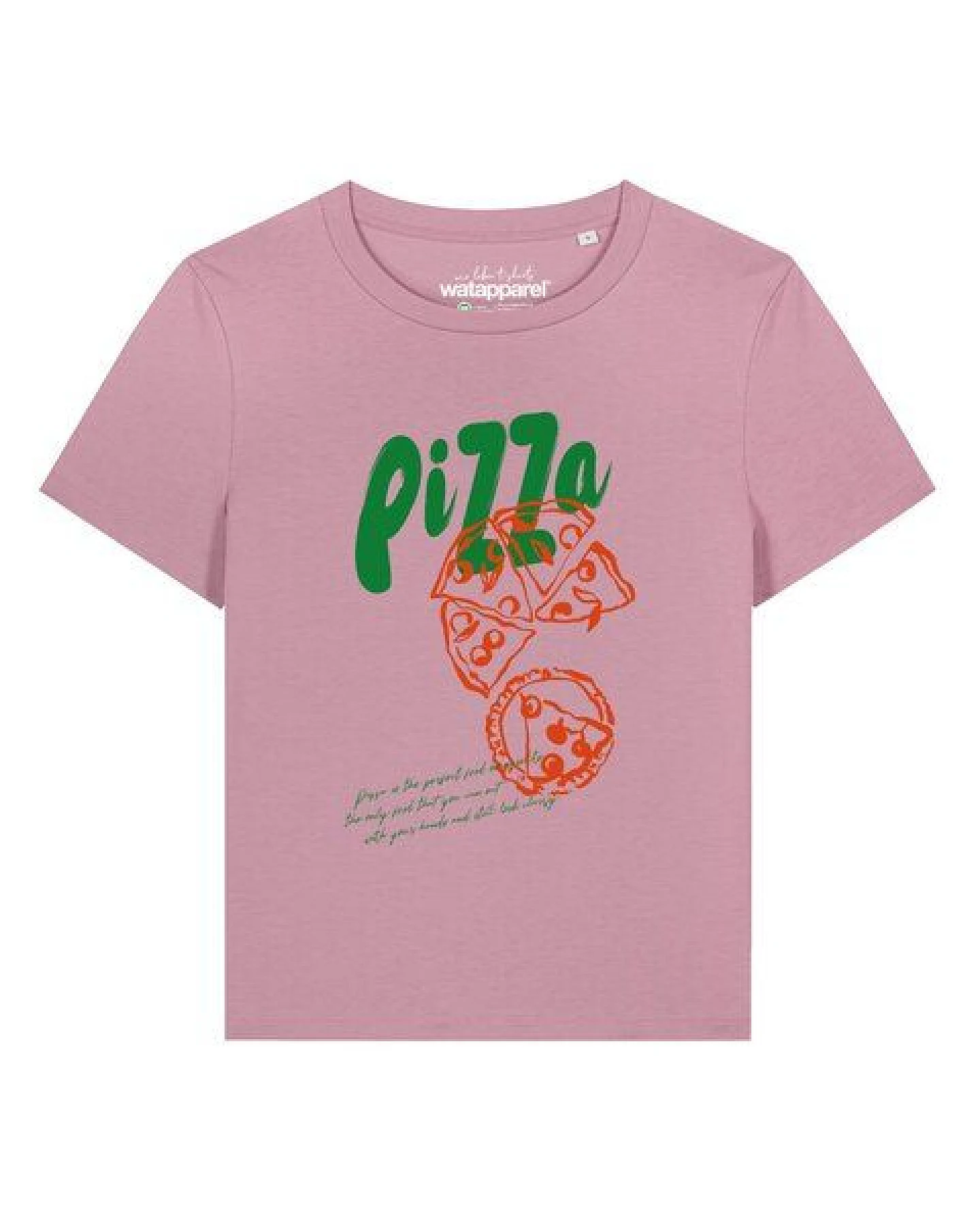watapparel T-Shirt Frauen Pizza – Ansicht 2