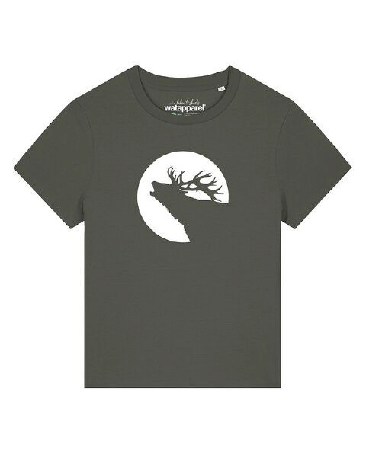 watapparel T-Shirt Frauen Röhrender Hirsch – Ansicht 2