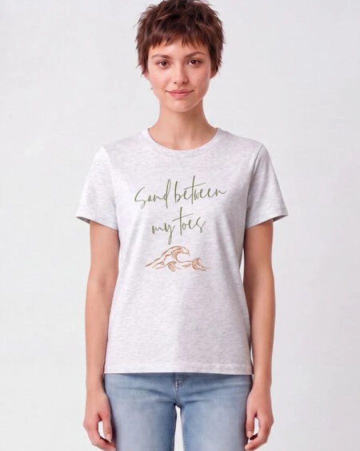 watapparel T-Shirt Frauen Sand between my toes