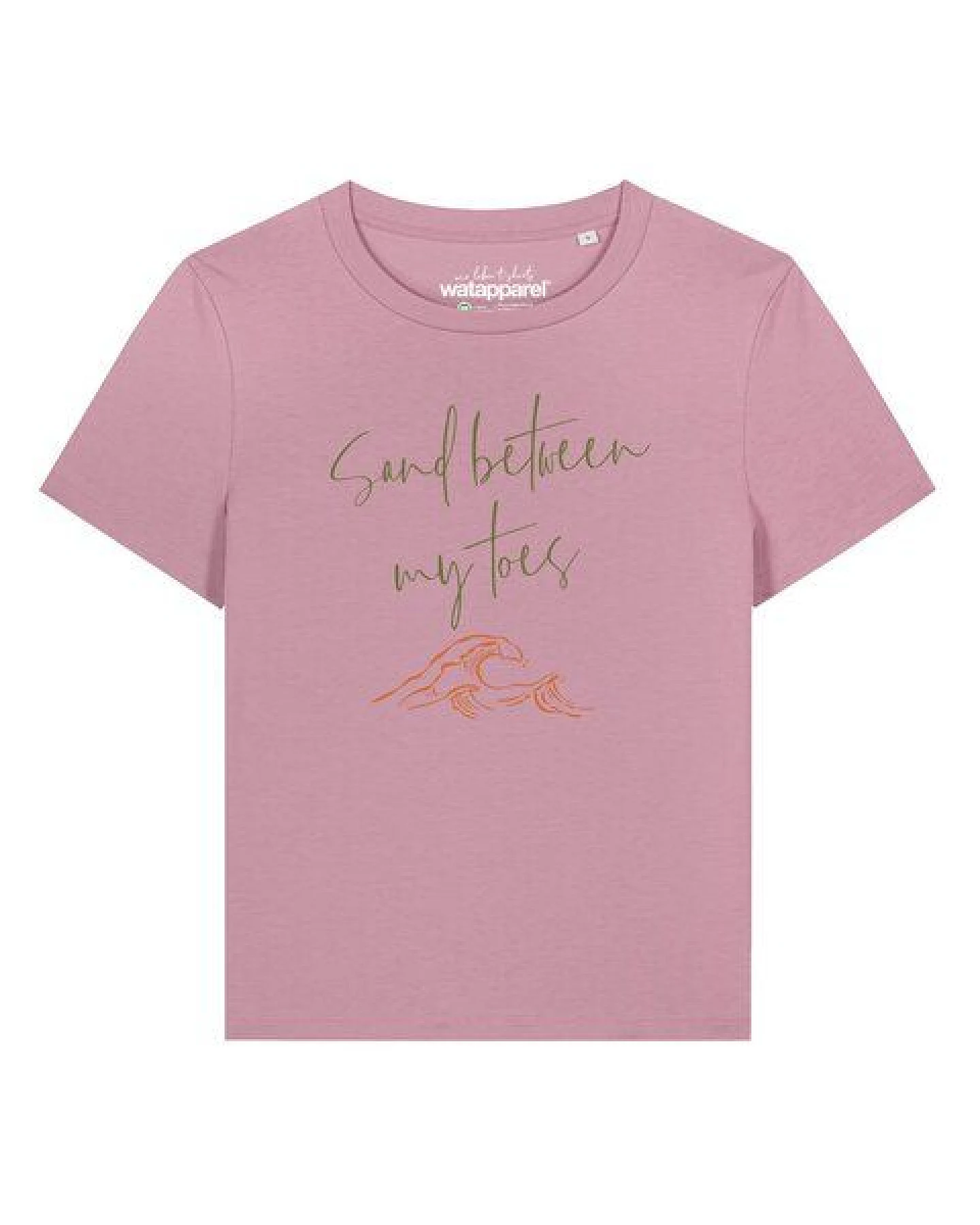 watapparel T-Shirt Frauen Sand between my toes – Ansicht 2
