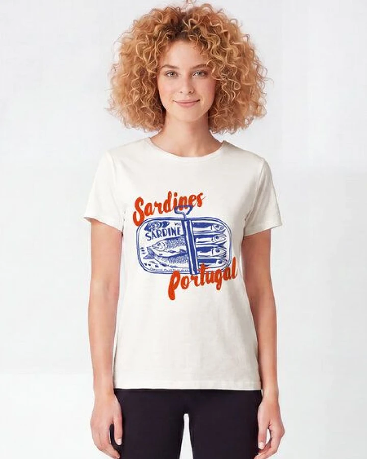 Produktseite: watapparel T-Shirt Frauen Sardines Portugal