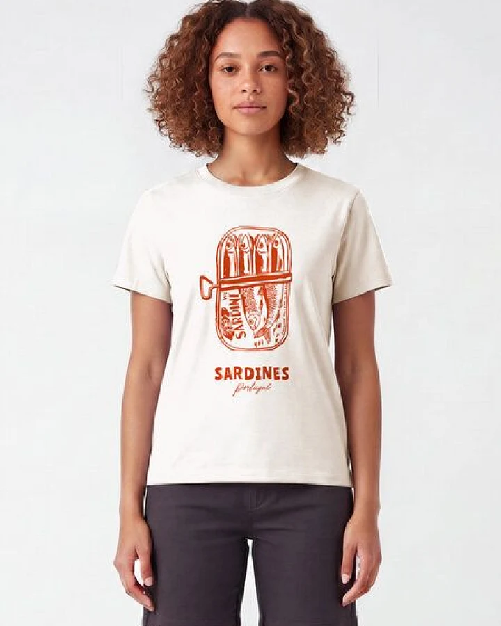 Produktseite: watapparel T-Shirt Frauen Sardines Portugal