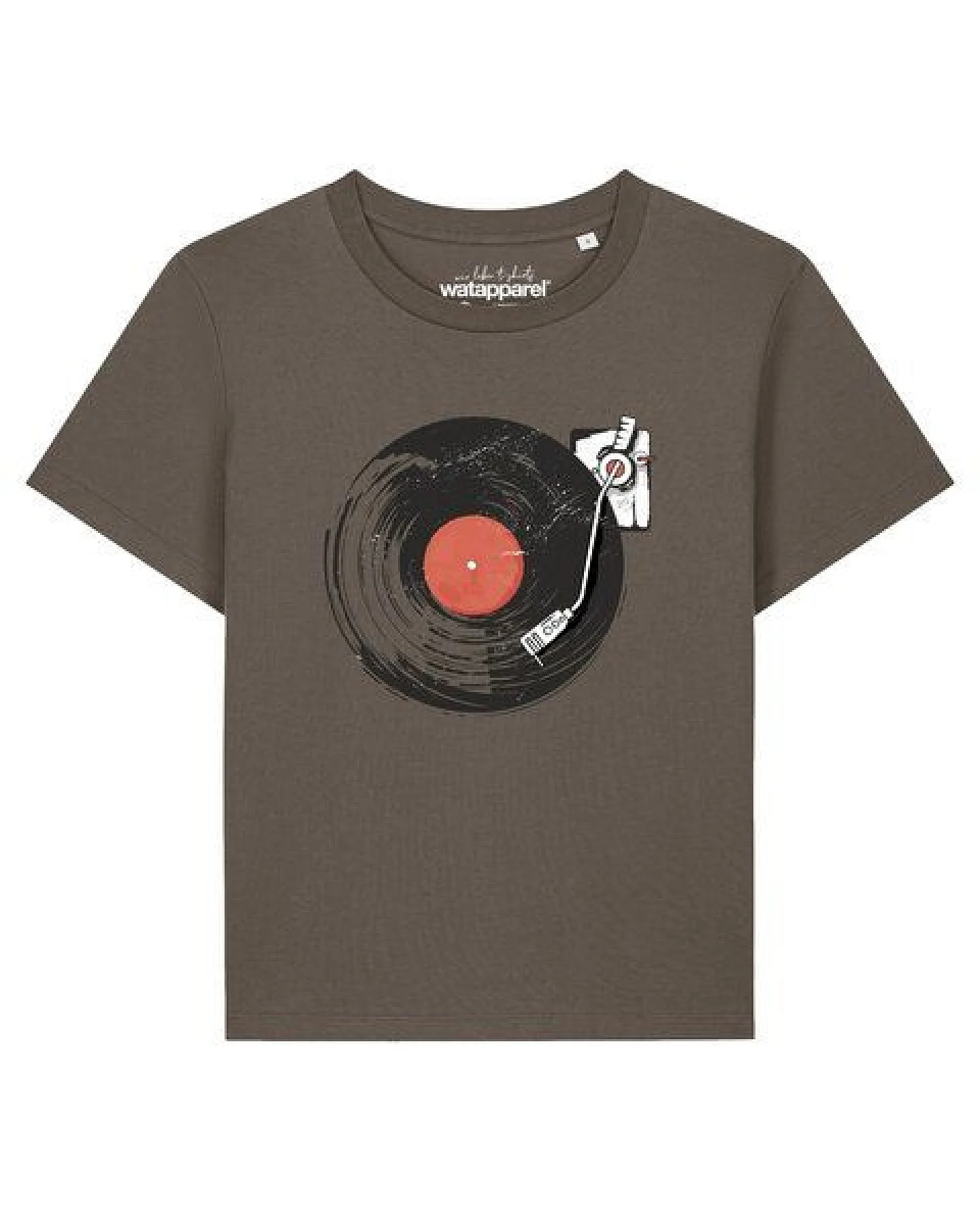 watapparel T-Shirt Frauen Schallplatte – Ansicht 2