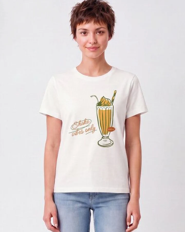 Produktseite: watapparel T-Shirt Frauen Shake vibes only
