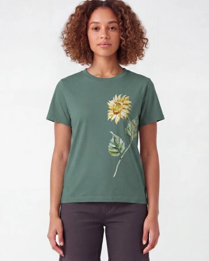 Produktseite: watapparel T-Shirt Frauen Sonnenblume