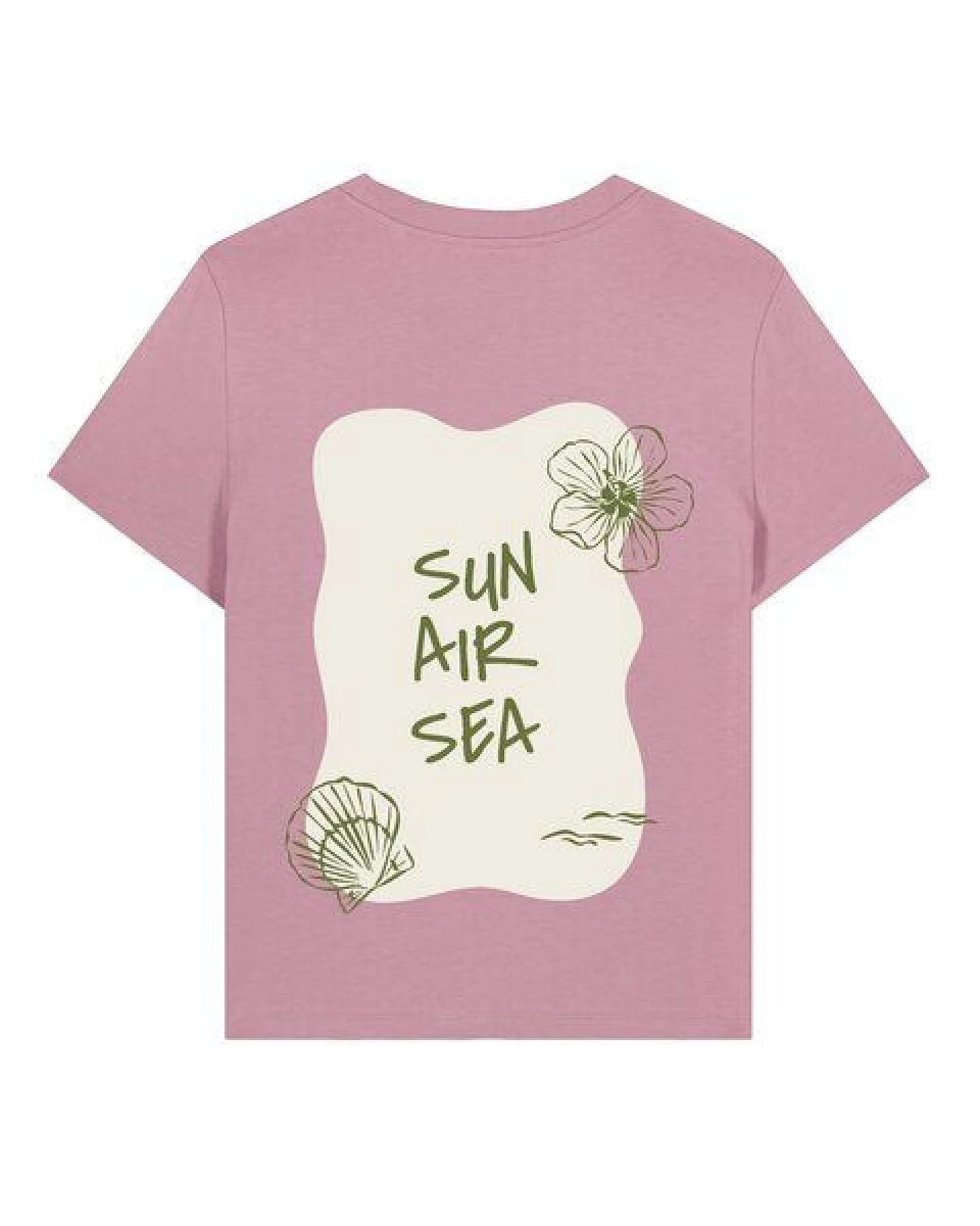 watapparel T-Shirt Frauen Sun Air Sea – Ansicht 4
