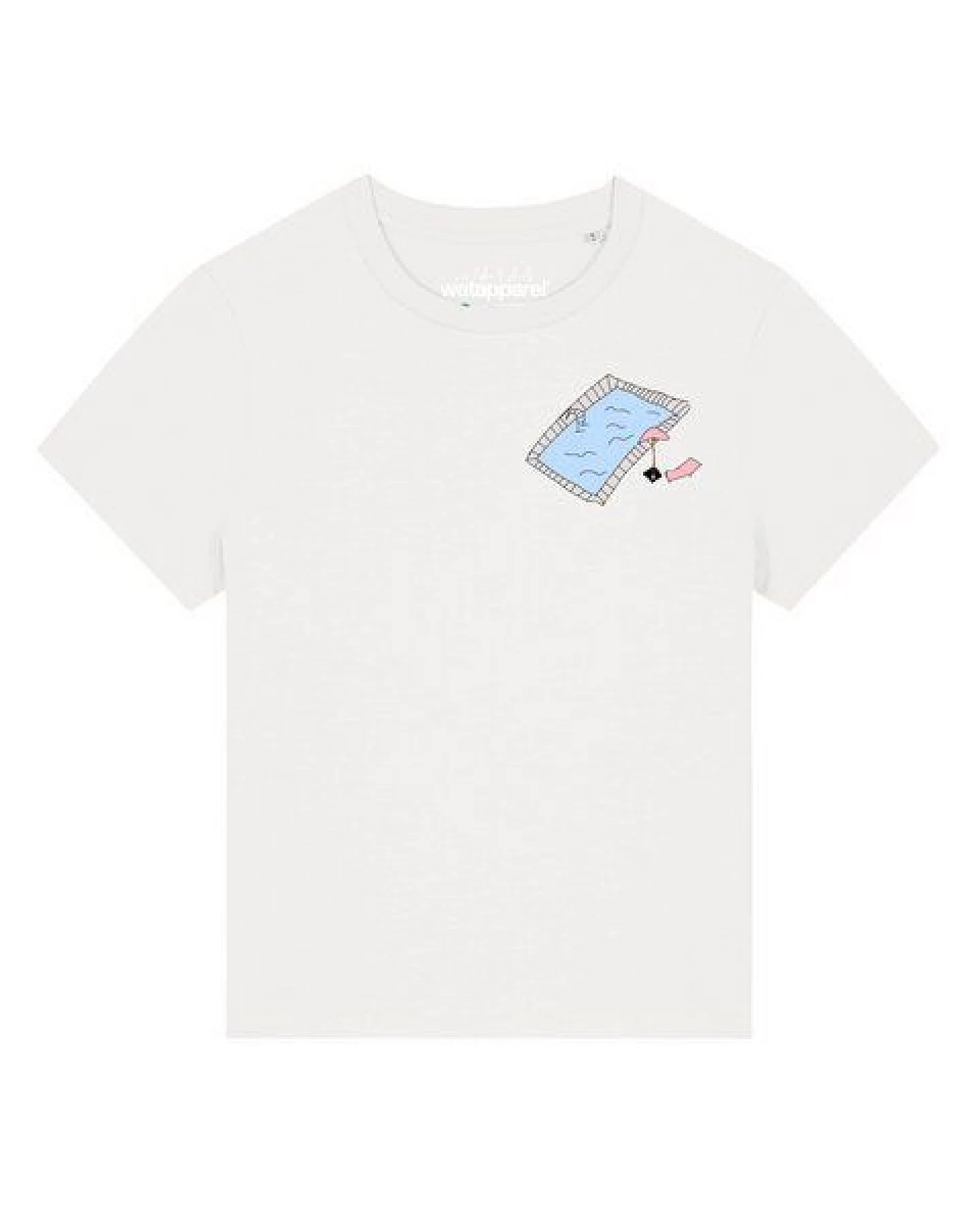watapparel T-Shirt Frauen Swimmingpool chilling – Ansicht 2
