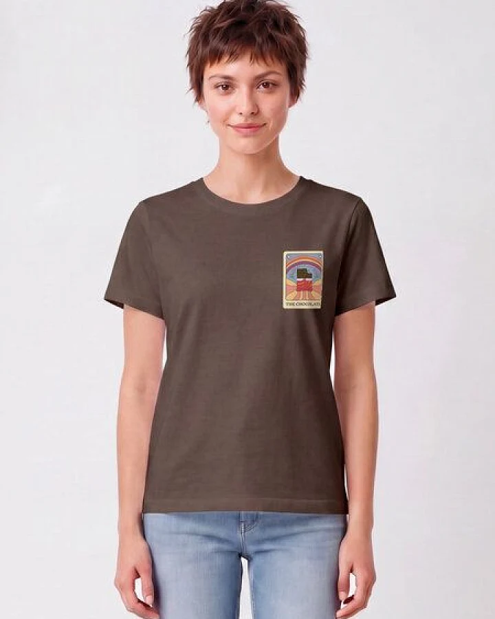 watapparel T-Shirt Frauen Tarot The Chocolate
