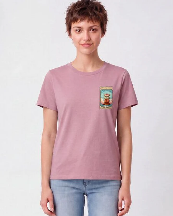 watapparel T-Shirt Frauen Tarot The Donut