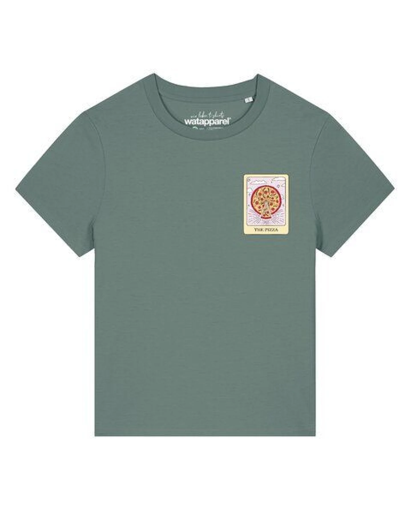 watapparel T-Shirt Frauen Tarot The Pizza – Ansicht 2