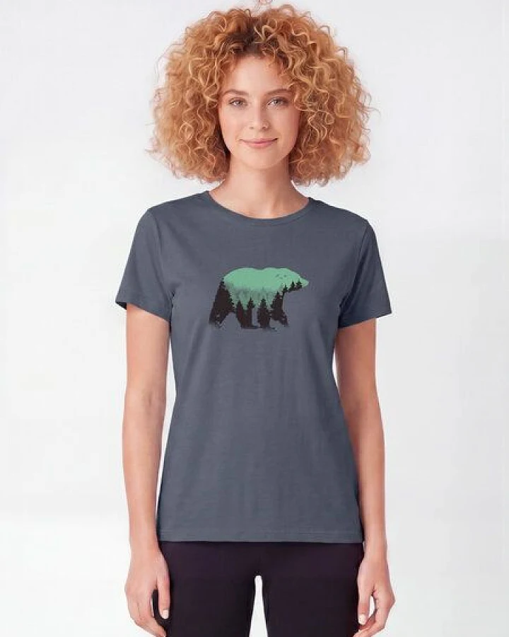 Produktseite: watapparel T-Shirt Frauen Waldbär