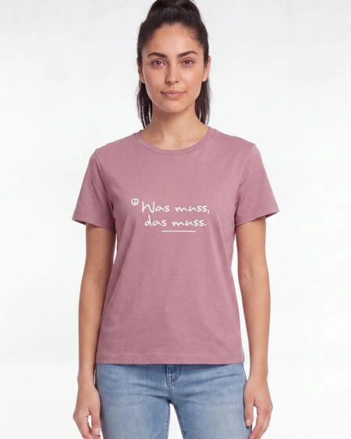 watapparel T-Shirt Frauen Was muss das muss