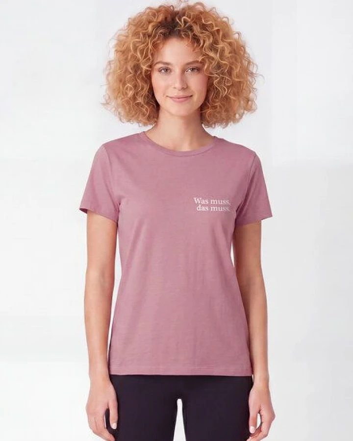 watapparel T-Shirt Frauen Was muss das muss