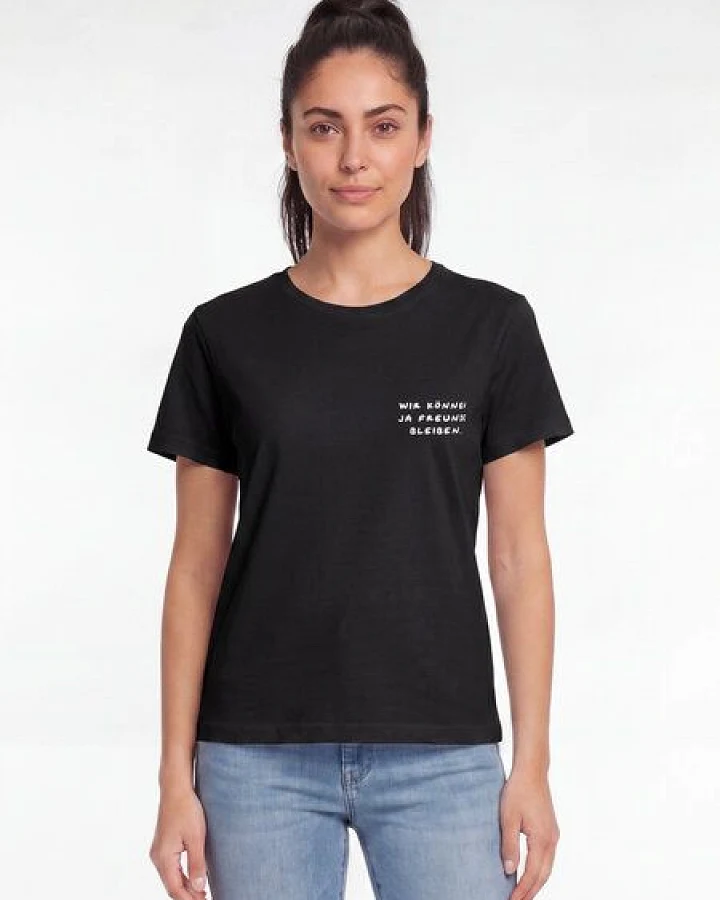 Produktseite: watapparel T-Shirt Frauen Wir können ja Freunde bleiben