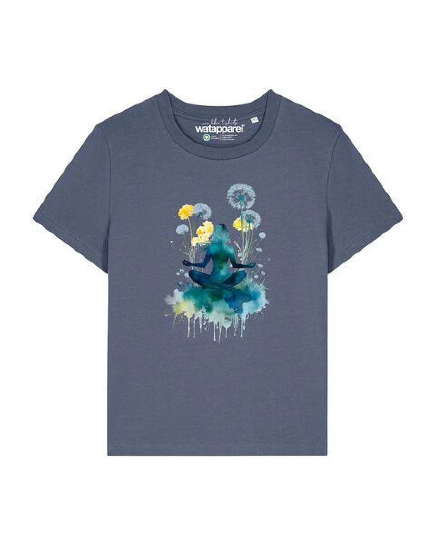 watapparel T-Shirt Frauen Yoga & Meditation – Ansicht 2